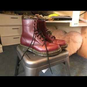 Dr. Martens 1460 8-Eye Boot, cherry red